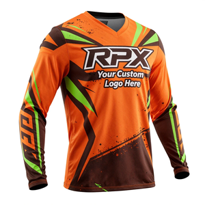 Maillot de motocross personnalisé avec logo, maillot de cyclisme, maillot de descente, vêtements d'extérieur, tenue de course automobile, maillot de motocross - Product Image 2