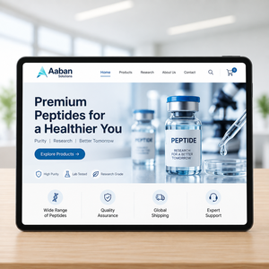 Peptide Website Design and Development <b>Services</b> Professional Web Experts Creating Modern and Secure Online <b>Business</b> Solutions - Product Image 1