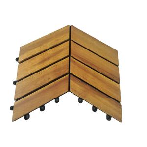 Modern Acacia Herringbone Tiles 300*300mm Anti-slip Waterproof for Outdoor for Interior Exterior Decor <b>Garden</b> Back Yard Decor - Product Image 1