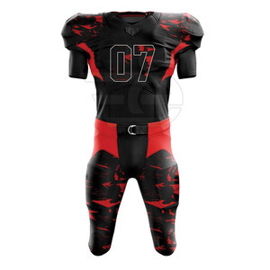Ensemble d'uniformes de football américain de haute qualité, légers, respirants et très populaires, design OEM - Product Image 2