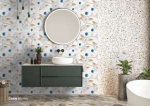 กระเบื้องพอร์ซเลนเคลือบเงาหรูหรา ขนาด 60x120 ซม. 600x1200 มม. 24x48 นิ้ว กระเบื้องปูพื้นทันสมัยสำหรับห้องนั่งเล่น โรงแรม ห้างสรรพสินค้า ตกแต่งภายใน - Product Image 3