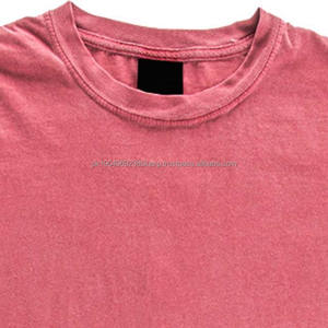 T-shirts pour hommes de qualité supérieure, logo personnalisé OEM, couleur rose, col rond, grande taille, coton, t-shirts pour hommes de la rue principale - Product Image 4