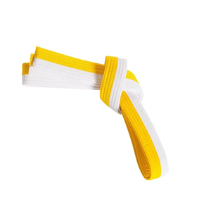 Cinturón de Karate 100% algodón, color y logotipo personalizados, cinturón de entrenamiento de artes marciales unisex disponible en varios colores - Product Image 2