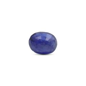 Loose 5.1 Carat Synthetic Royal Blue Sapphire Gemstone for Fine Jewelry - Product Image 2