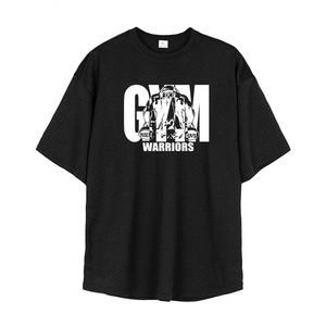 Camiseta Urbana Informal con Estampado Personalizado, Corte Holgado, 220g, Algodón, Unisex, Ropa Deportiva, Lavado Ácido, Hombros Caídos - Product Image 3