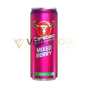 Bebida Energética Carbonatada Carabao, Lata de 330 ml, Sabor Afrutado, Color Rosa, Venta al por Mayor - Product Image 5