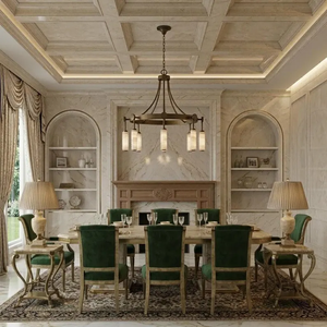 Lustre en albâtre à 8 lumières, en laiton, pierre espagnole, luminaire de plafond moderne de luxe, éclairage décoratif d'intérieur - Product Image 5
