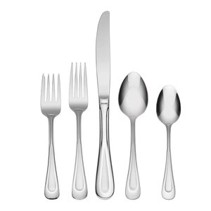 Ensemble de couverts de luxe en acier inoxydable durable avec finition polie miroir, couteau, cuillère et fourchette écologiques à prix avantageux - Product Image 2