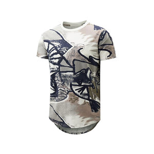 Camiseta Hipster Hip Hop Oversize de Algodón con Estampado Gráfico Estilo Urbano - Product Image 4