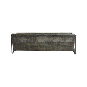 Bac à plantes galvanisé de style ferme moderne pour plantes d'intérieur décoratives et accessoires de présentation de jardin élégants - Product Image 5