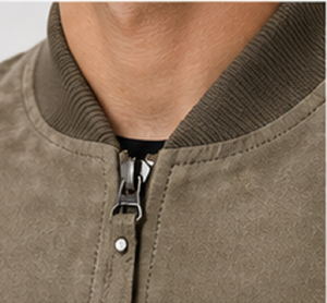 Chaqueta Bomber de Cuero Genuino para Hombre, Corte Ajustado, con Cierre, Estilo Casual, Invierno, Ecológica, Resistente al Viento, Estilo Vintage, Venta al Por Mayor - Product Image 5