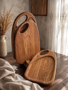 Planche à découper artisanale en acacia durable, planche de préparation pour la cuisine, pour légumes, fruits, viande, passe au lave-vaisselle - Product Image 5