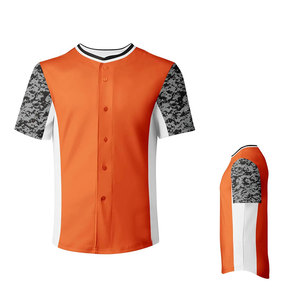 Nouveau design, maillot de baseball de haute qualité à séchage rapide, en vente en ligne, prix de gros abordable, maillot de baseball respirant - Product Image 1