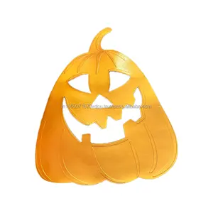 12-Piece Set of Halloween Party Decorations Pumpkin and Tomato Cut-outs Made in India