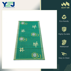 Fabricant en gros vendant des tapis d'extérieur de qualité supérieure résistants à la corrosion, 100% polypropylène, tapis jacquard en plastique de Thaïlande - Product Image 2