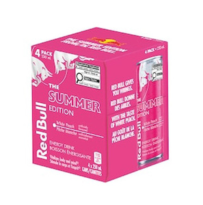 Premium Red Bull Summer Edition White Peach <b>Energy</b> Drink 250ml Bulk Wholesale B2B Export Supply - Product Image 3