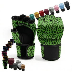 Guantes de Boxeo MMA OEM al por Mayor a Precio Económico, Guantes de Entrenamiento con Dedos Abiertos para Kickboxing, Grappling, Saco de Boxeo y Fitness - Product Image 1