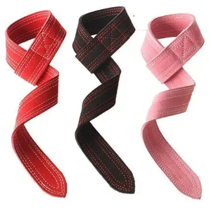 Correas de Levantamiento de Pesas de Neopreno, Cuero y Nailon de Alta Calidad, Ligeras, Cómodas, Antideslizantes, Ajustables, con Logotipo Personalizado para Gimnasio - Product Image 6