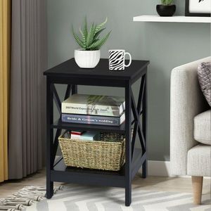 Comodino a 3 livelli X Design con spazio contenitore - Product Image 6