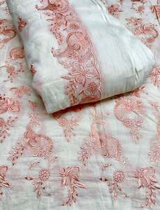 Tissu brodé multi-embroideries de qualité supérieure pour femmes, tissu de créateur, tissu de soirée, textile brodé de luxe, doux - Product Image 5