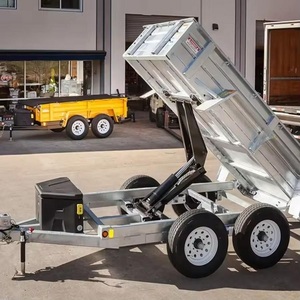 High Capacity <b>Farm</b> Tipping <b>Trailer</b> Ready Ship Professional Agricultural Dump <b>Trailer</b> Gear Motor High Productivity 2-Year - Product Image 2