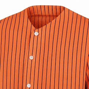 Maillot de baseball athlétique pour homme à manches courtes, chemise de sport boutonnée, tissu respirant et léger, uniforme d'équipe personnalisé - Product Image 5