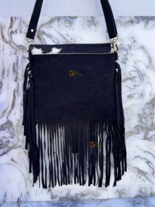 Sac à main en cuir de vachette à franges en fourrure de designer pour femmes, sac à bandoulière en cuir de vachette à franges en fourrure, sac à main élégant, cadeaux - Product Image 4