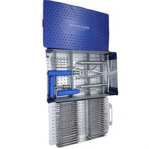 ชุดเครื่องมือถอดสกรูหักแบบทั่วไปของเยอรมัน รุ่น DC-PK-0055 สำหรับเครื่องมือผ่าตัดกระดูกและข้อ ได้รับการรับรองมาตรฐาน CE ระดับ I ขนาด 6.5 มม. - Product Image 1