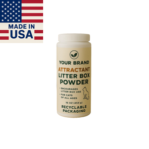 Aromasong Int. Polvo Atrayente Clásico para Areneros de Gatos de Marca Privada, 8oz, Ecológico, con Aroma Fresco, Hecho en EE. UU., Natural - Product Image 1