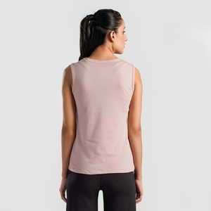 Camiseta Deportiva sin Mangas para Mujer, Transpirable, de Algodón y Poliéster, Ropa Deportiva, Hecha en Pakistán, para el Verano - Product Image 2