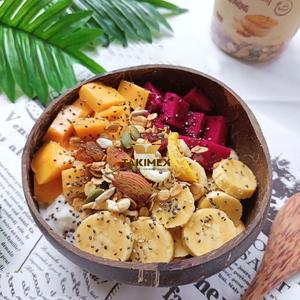 Tazón de coco de cáscara de coco naturalmente ecológico 100%, cuencos de cáscara de coco de laca vietnamita hechos a mano, precio barato - Product Image 3