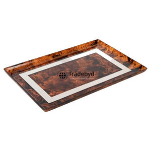 Elegante Bandeja Moderna para Servir con Diseño de Cuerno, Hecha a Mano, Decoración Móvil Premium de Tradebyd - Product Image 1