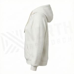 Sweat à capuche Sherpa personnalisé pour femme – Veste d'hiver décontractée et chaude en polaire thermique – Sweat confortable à capuche - Product Image 3