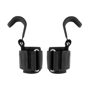 Custom Neoprene Padded Breathable Unisex Adjustable Wrist Support for Weightlifting Powerlifting Gym Training Heavy Duty Hooks - Product Image 4