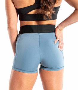 Shorts de Compresión para Mujer, Shorts Deportivos de Nylon, Cintura Alta, Elásticos, para Correr, Fitness, Yoga, Venta al Por Mayor - Product Image 2