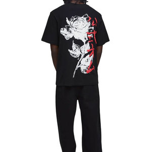 T-shirts décontractés pour hommes, design personnalisé, nouvelle collection été, vente en gros, 100% coton, impression en relief, t-shirt oversize - Product Image 2