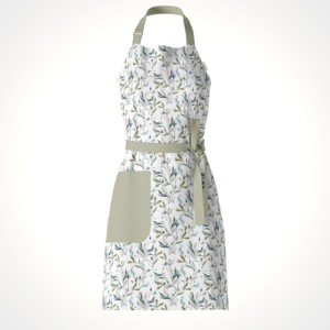 Cotton Chef <b>Apron</b> with Adjustable Neck and Waist Straps, <b>Kitchen</b> <b>Apron</b> for Cooking, Baking, BBQ & Catering - Product Image 3