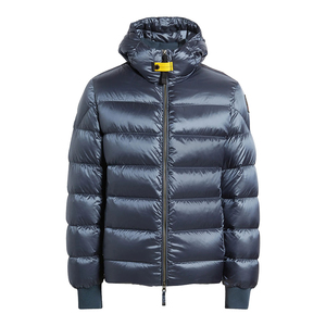 Nouvelle conception de veste matelassée pour homme, veste chaude à capuche en duvet de canard, manteaux personnalisés en duvet matelassé épais pour homme, haute qualité - Product Image 5