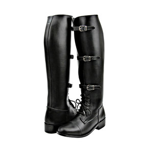 Botas de equitación de cuero personalizadas de alta calidad con diseño a medida y origen en Pakistán - Product Image 1