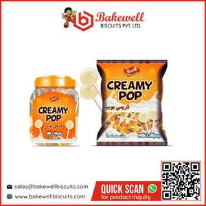 ลูกอมรสครีมป๊อปนม เนื้อครีมมี่ รสหวาน หวานละมุน ขนมหวานแท่ง จำหน่ายส่ง - Product Image 2