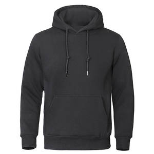 Sweat à capuche streetwear vintage pour homme en molleton de coton épais délavé à l'acide, coupe oversize avec épaules tombantes - Product Image 1