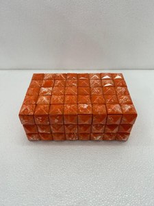 Boîte de rangement en résine avec couvercle, organisateur en époxy fait à la main, boîte cadeau décorative pour bijoux, souvenirs, bibelots, décoration de la maison, artisanat - Product Image 5