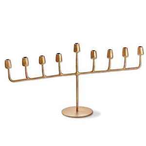 Nouveauté tendance : Ménorah décorative pour villas, synagogues et temples – Support de bougies Hanouka pour table - Product Image 3