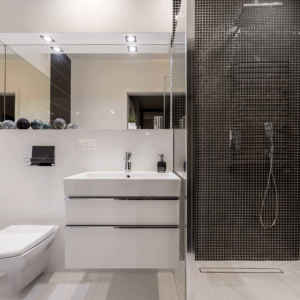 High End Modern Design Floor Furniture Bathroom <b>Cabinet</b> with Double Wash Basin Sink Countertop <b>Small</b> Bottom <b>Cabinet</b> - Product Image 2