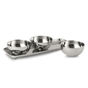 Cuenco rústico vintage de acero inoxidable pulido ecológico para servir, ideal para la cocina o comedor de estilo rústico, resistente y duradero para alimentos. - Product Image 2