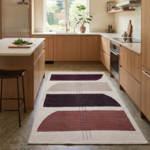 NYKO MART Modern Bohemian Cotton Washable Eco-Friendly Non-Slip Flat Weave Handmade Block Printed Area Rug for Living Room - Product Image 4
