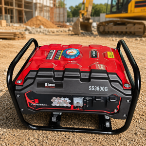 เครื่องกำเนิดไฟฟ้าเบนซินแบบพกพา SS SAMSON 3KVA เครื่องยนต์ 4 จังหวะ 240V กำลังสูง สำหรับสำรองไฟบ้านในกรณีฉุกเฉิน - Product Image 5