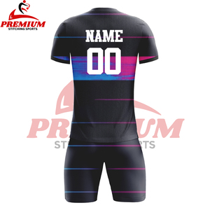 Venta al por Mayor de Uniformes de Fútbol Personalizados de Secado Rápido y Transpirables, 100% Poliéster, Camisetas con Impresión Digital, Conjuntos Completos de Uniformes de Fútbol - Product Image 2