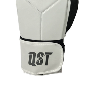 Gants de boxe en cuir synthétique PU 12oz 14oz avec fermeture auto-agrippante pour soutien du poignet, respirants, logo personnalisé OEM, vente en gros - Product Image 2
