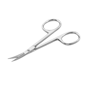 Ciseaux de manucure TARIQXPORT en acier inoxydable, à lame courbée et tranchante, larges, 9 cm, pour droitiers, durables - Product Image 1